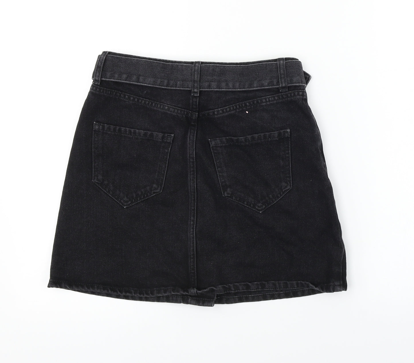 denim co Womens Black   A-Line Skirt Size 8