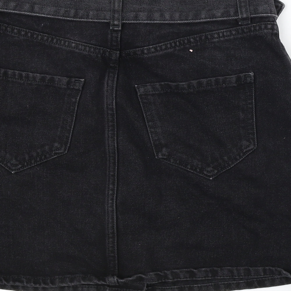 denim co Womens Black   A-Line Skirt Size 8