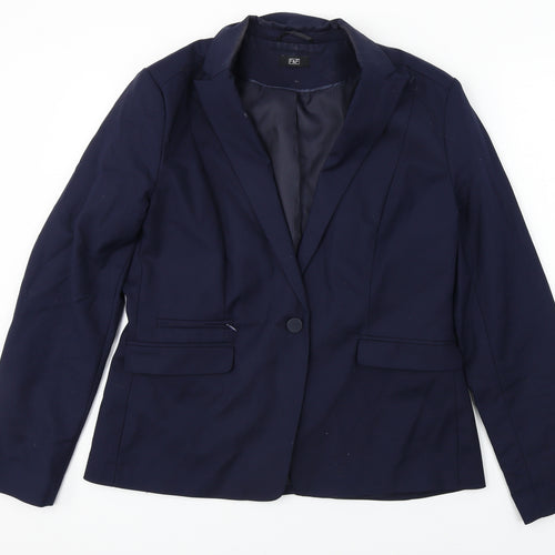 F&F  Womens Blue   Jacket Blazer Size 16