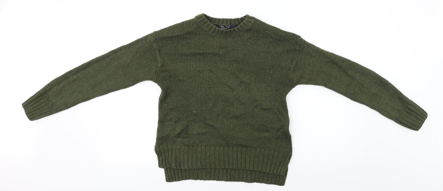 New Look  Girls Green   Pullover Jumper Size 12-13 Years