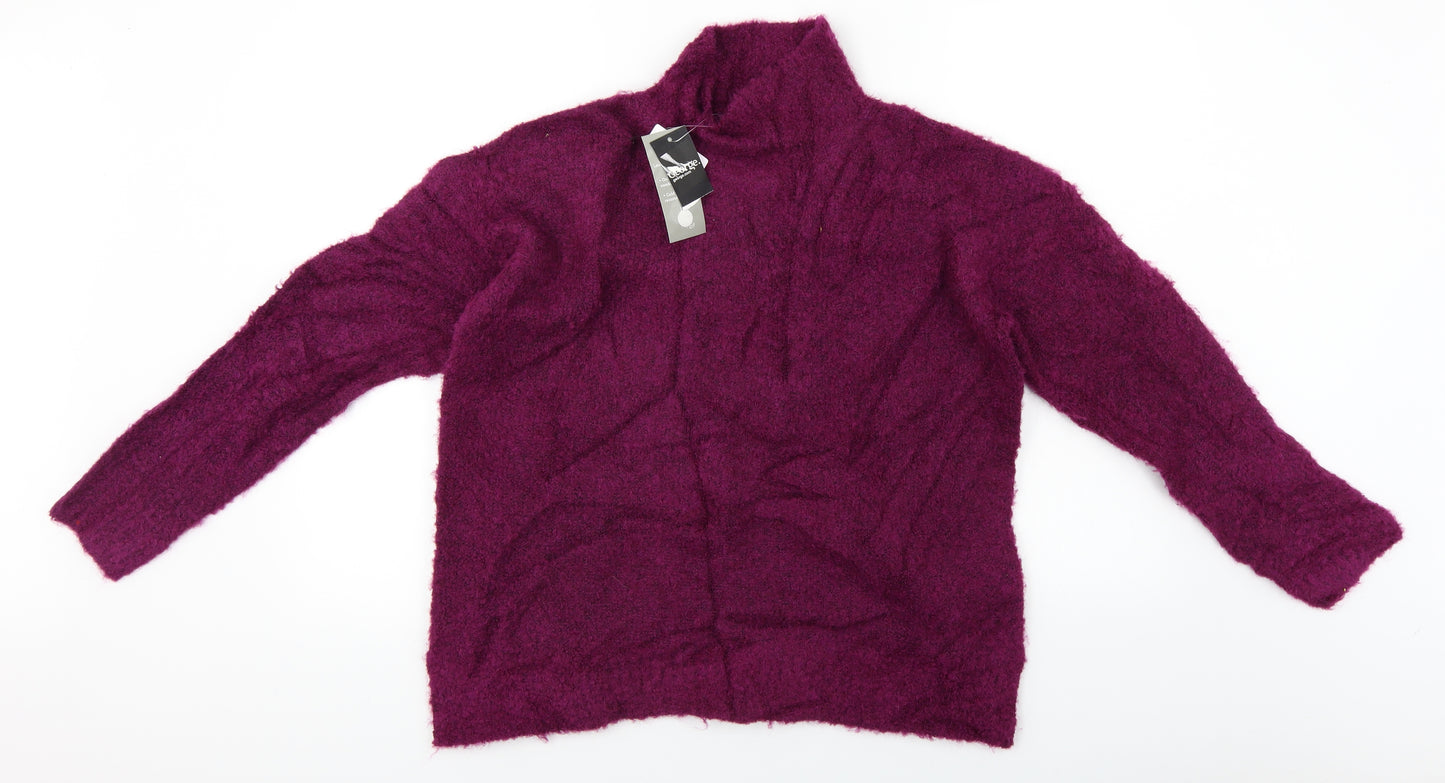 George Womens Purple   Pullover Jumper Size M