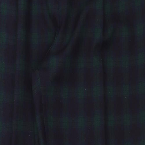 St michael      Womens Blue Check  Trousers  Size 18 L27 in
