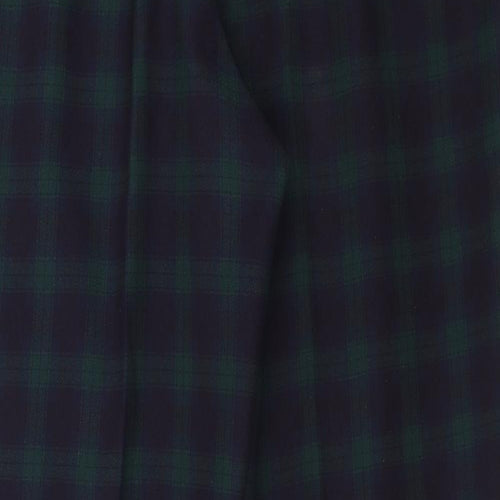 St michael      Womens Blue Check  Trousers  Size 18 L27 in