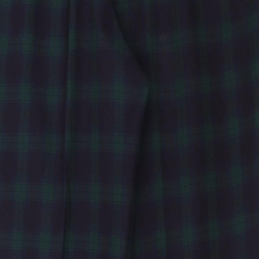 St michael      Womens Blue Check  Trousers  Size 18 L27 in