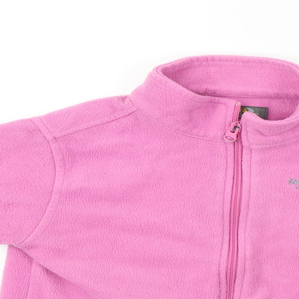 Regatta  Girls Pink   Full Zip Jumper Size 7-8 Years