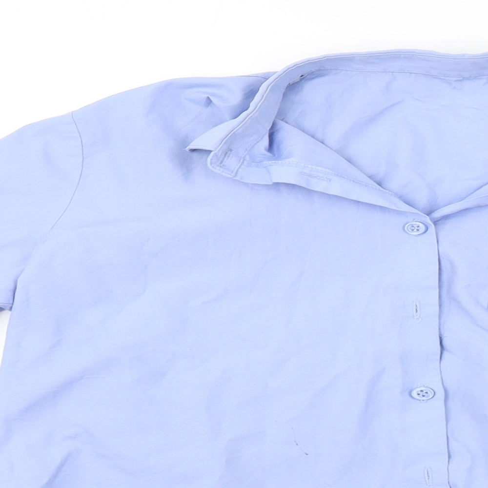 George Boys Blue   Basic Dress Shirt Size 12-13 Years