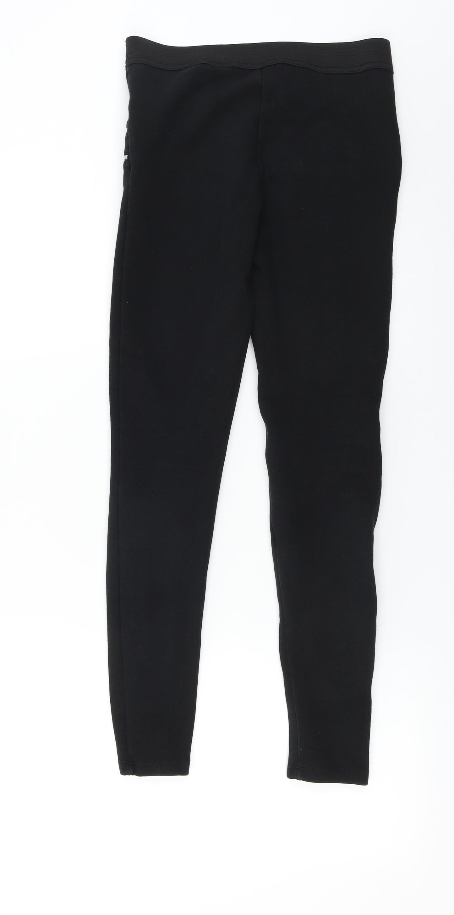 H&M  Womens Black   Trousers  Size S L24 in