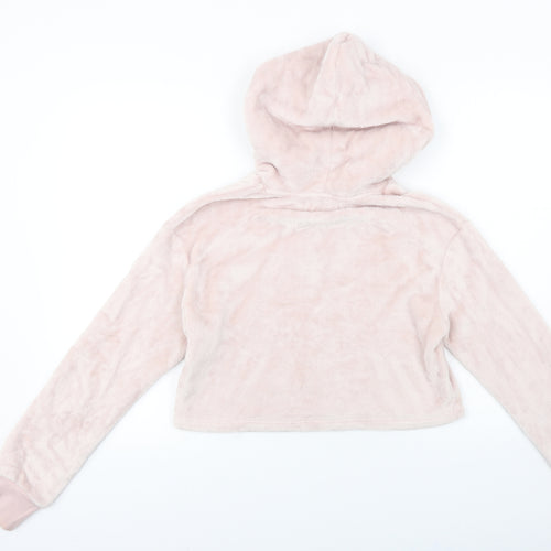 Bershka Womens Pink   Pullover Hoodie Size M