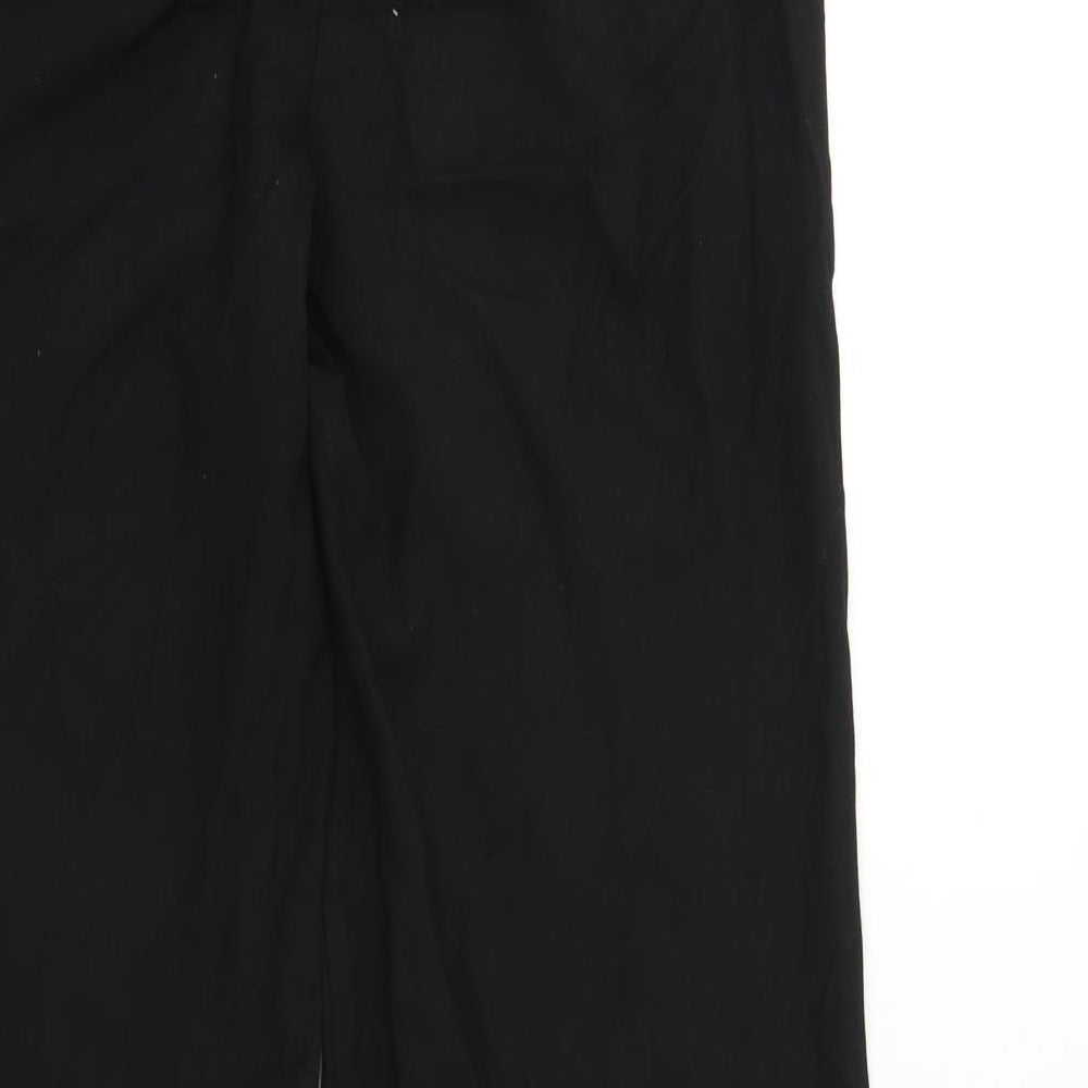 NEXT Womens Black   Trousers  Size 8 L31 in