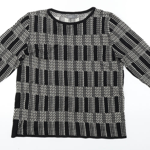 Papaya  Womens Black   Pullover Jumper Size 14