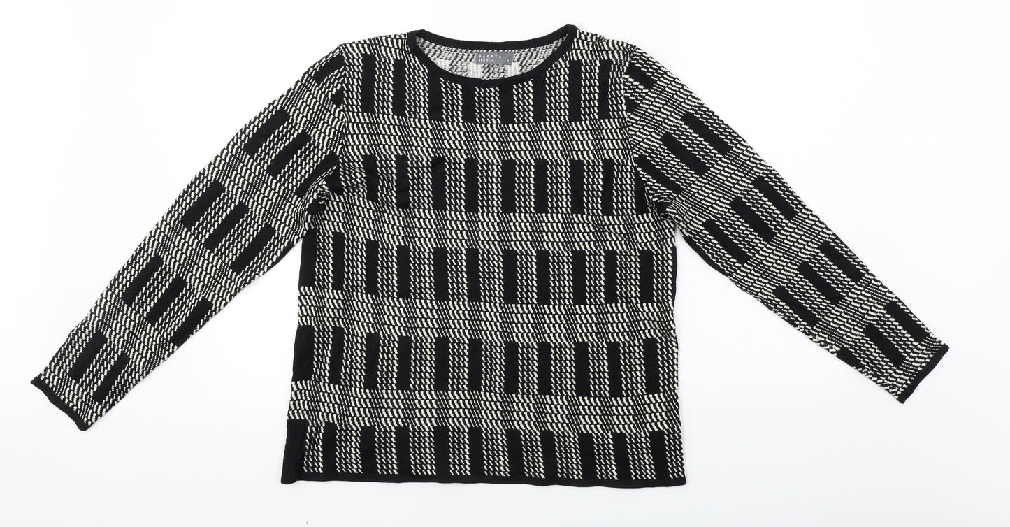 Papaya  Womens Black   Pullover Jumper Size 14