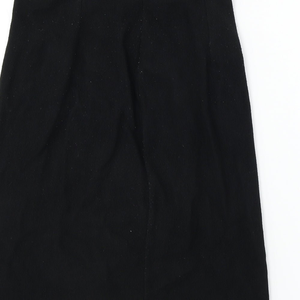st michael Womens Black   A-Line Skirt Size 14
