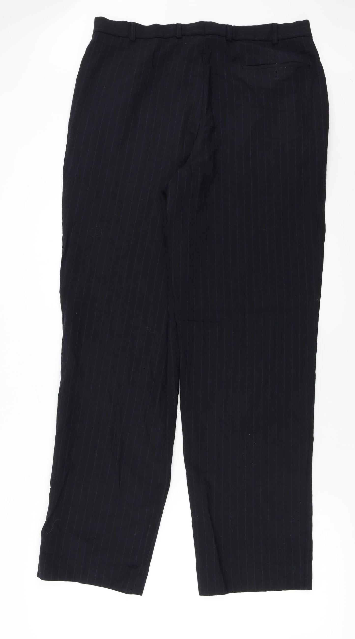Marks and Spencer  Mens Black   Trousers  Size 36 in L33 in