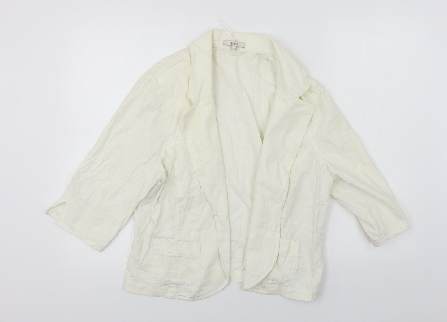 Classic  Womens Silver   Jacket Coat Size 18