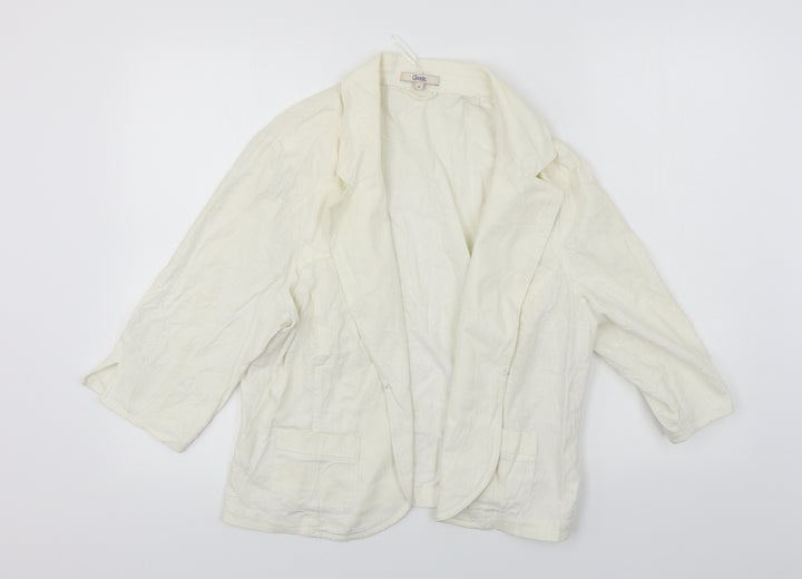 Classic  Womens Silver   Jacket Coat Size 18