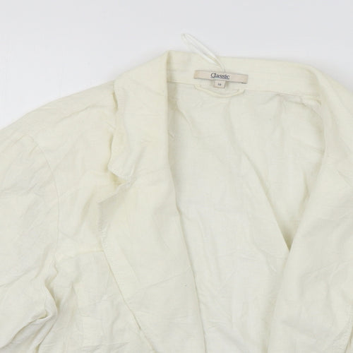 Classic  Womens Silver   Jacket Coat Size 18