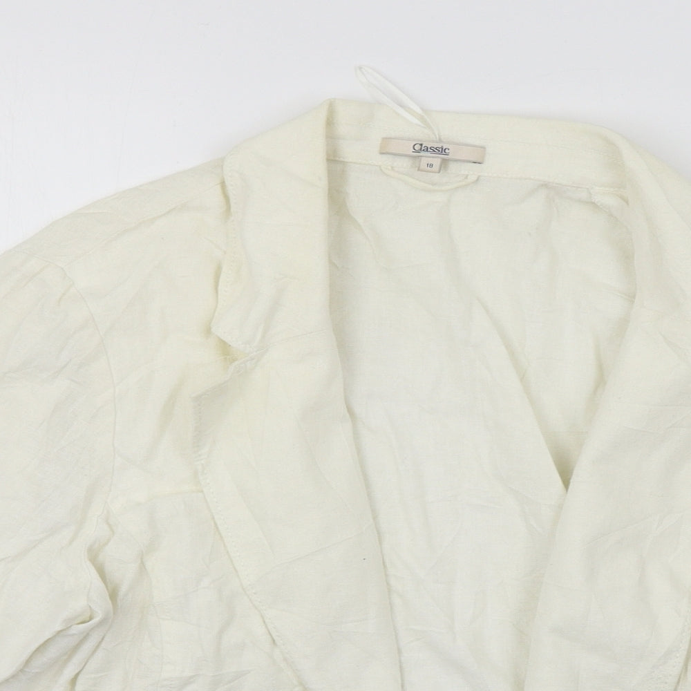 Classic  Womens Silver   Jacket Coat Size 18