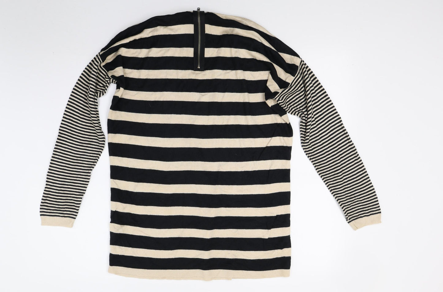Wallis Womens Brown Striped  Pullover Jumper Size S