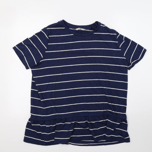 TU Womens Blue Striped  Pullover Jumper Size 16