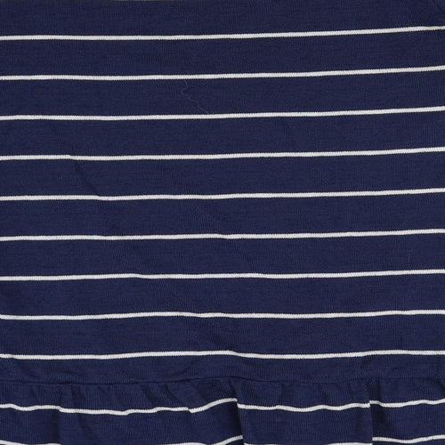 TU Womens Blue Striped  Pullover Jumper Size 16