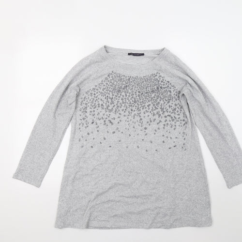 Marks and Spencer Womens Grey   Pullover Jumper Size 14