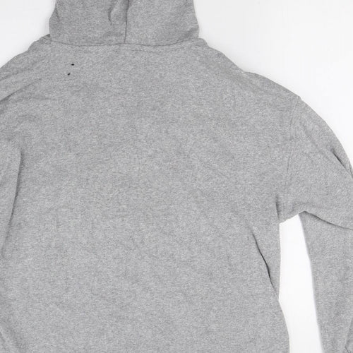 Topshop Womens Grey   Pullover Hoodie Size 8  - Lady Garden