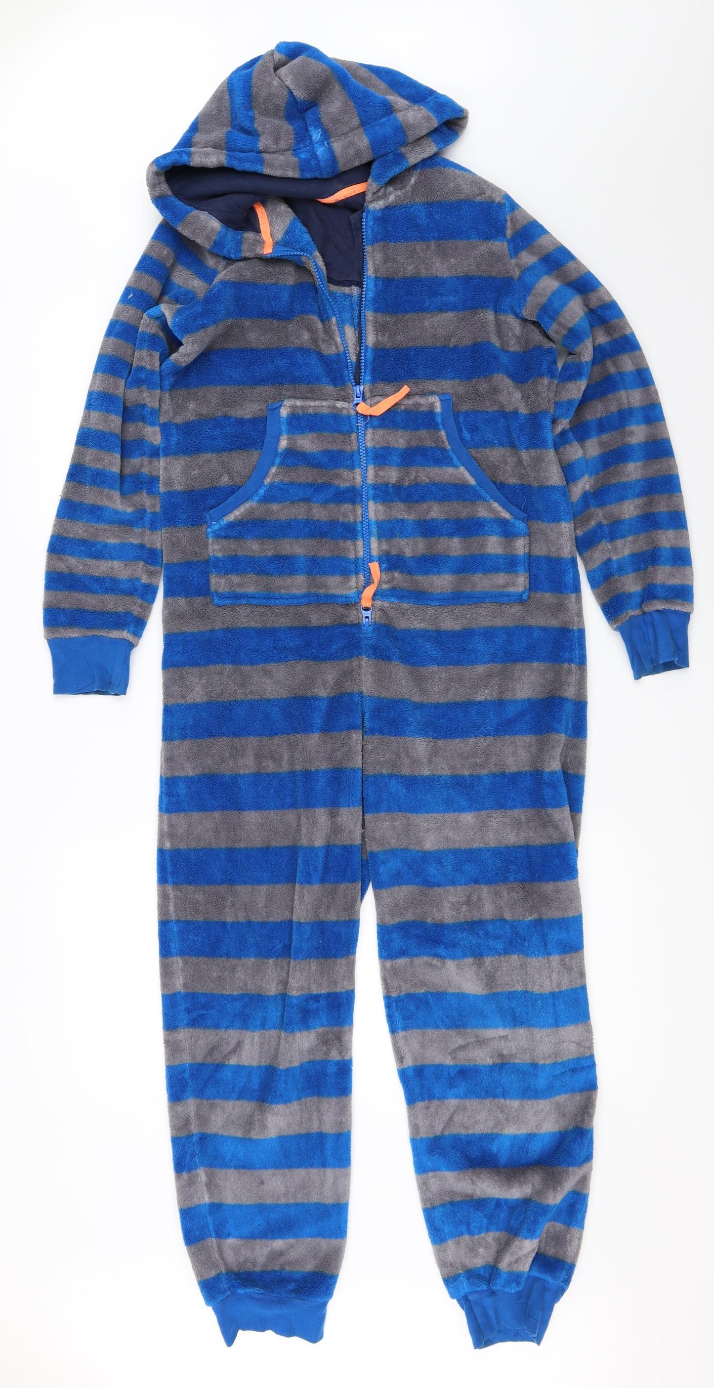 Marks and Spencer Boys Blue Striped   One Piece Size 11-12 Years