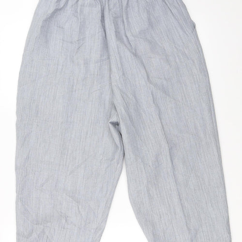 Preworn Womens Grey   Cropped Trousers Size L