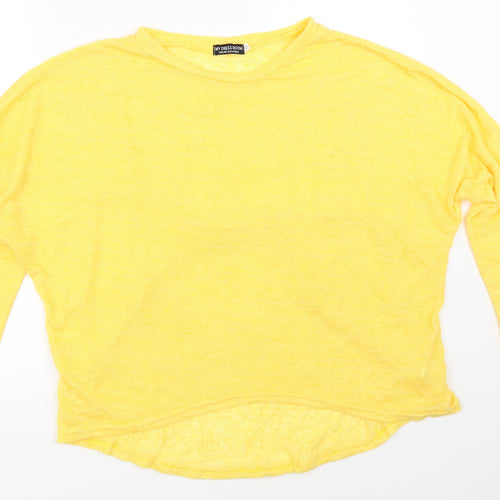 My Dress Room Womens Yellow   Pullover Jumper Size XL