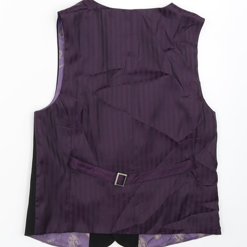 Ted Baker Boys Black   Jacket Waistcoat Size 10 Years  - suit waistcoat