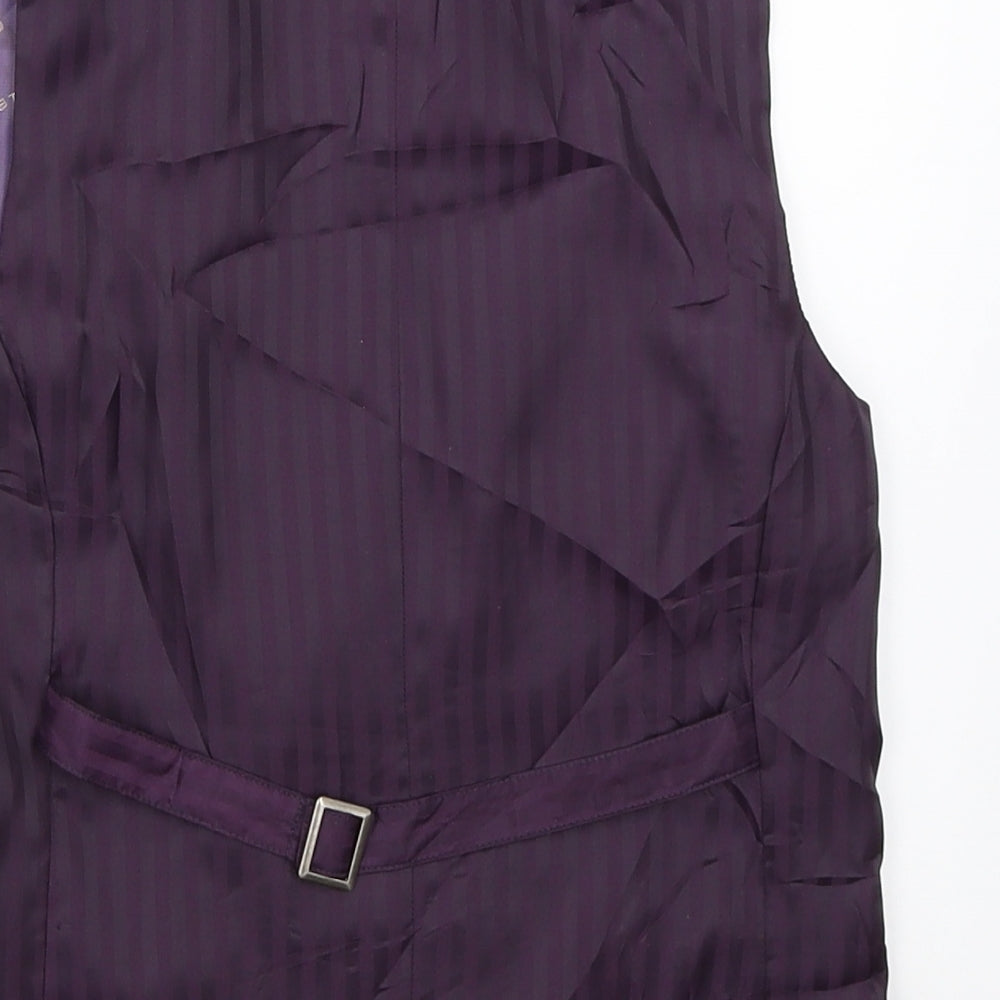 Ted Baker Boys Black   Jacket Waistcoat Size 10 Years  - suit waistcoat