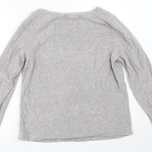 Me To You Womens Grey Solid  Top Pyjama Top Size 12  - christmas