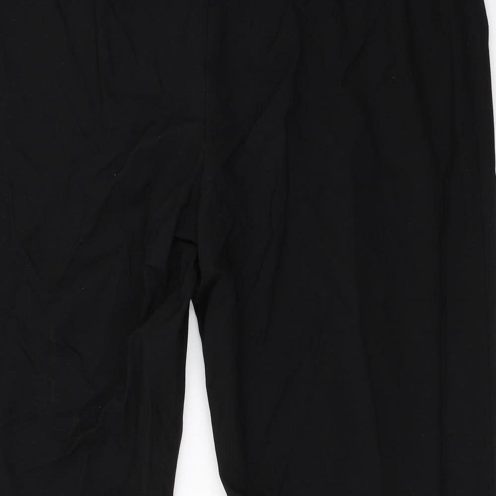 M&Co Womens Black   Trousers  Size 20 L25 in