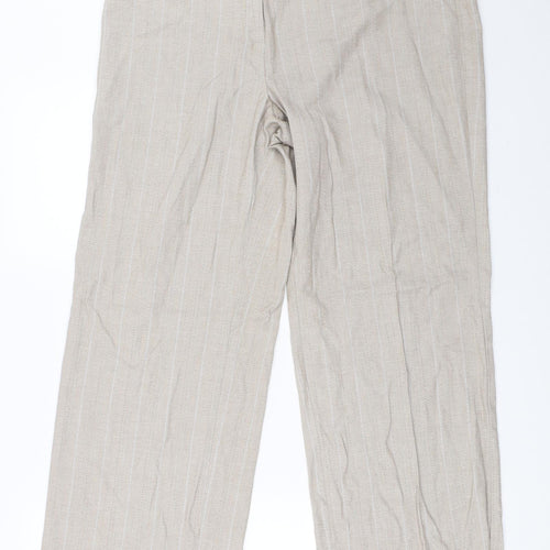 Marks and Spencer Womens Beige   Trousers  Size 18 L29 in