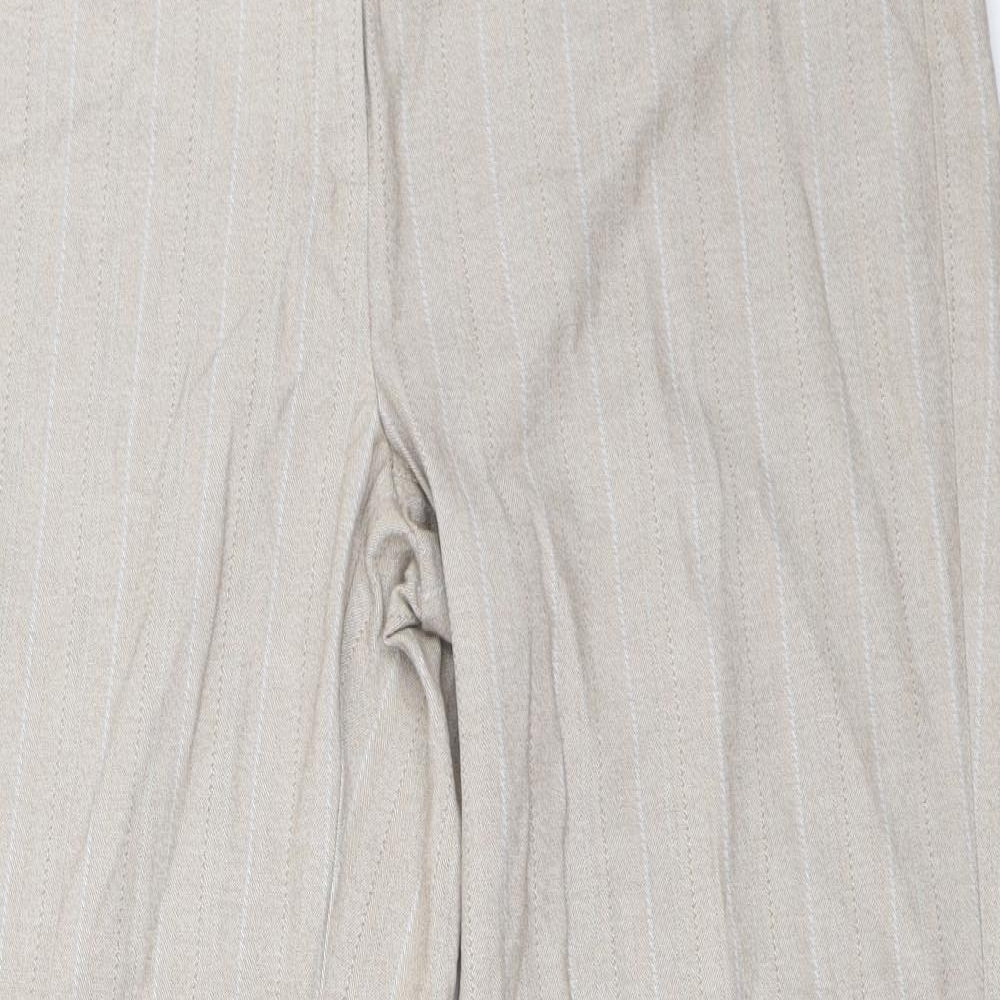 Marks and Spencer Womens Beige   Trousers  Size 18 L29 in