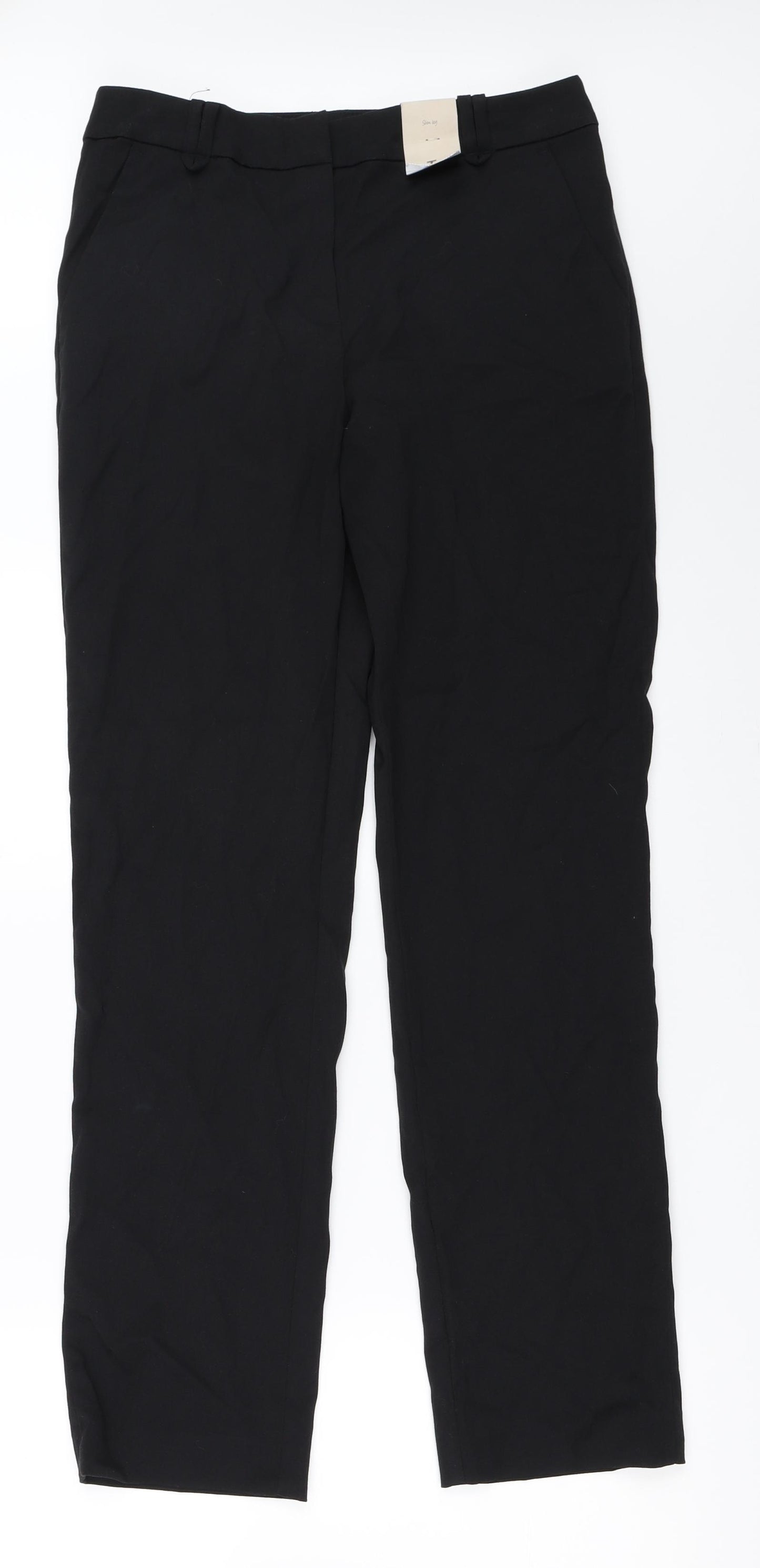 TU Womens Black   Trousers  Size 10 L30 in