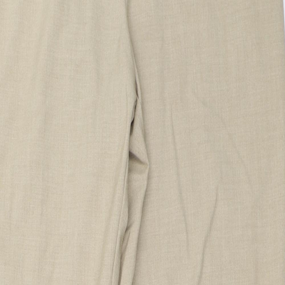 Marks and Spencer Womens Beige   Trousers  Size 16 L32 in