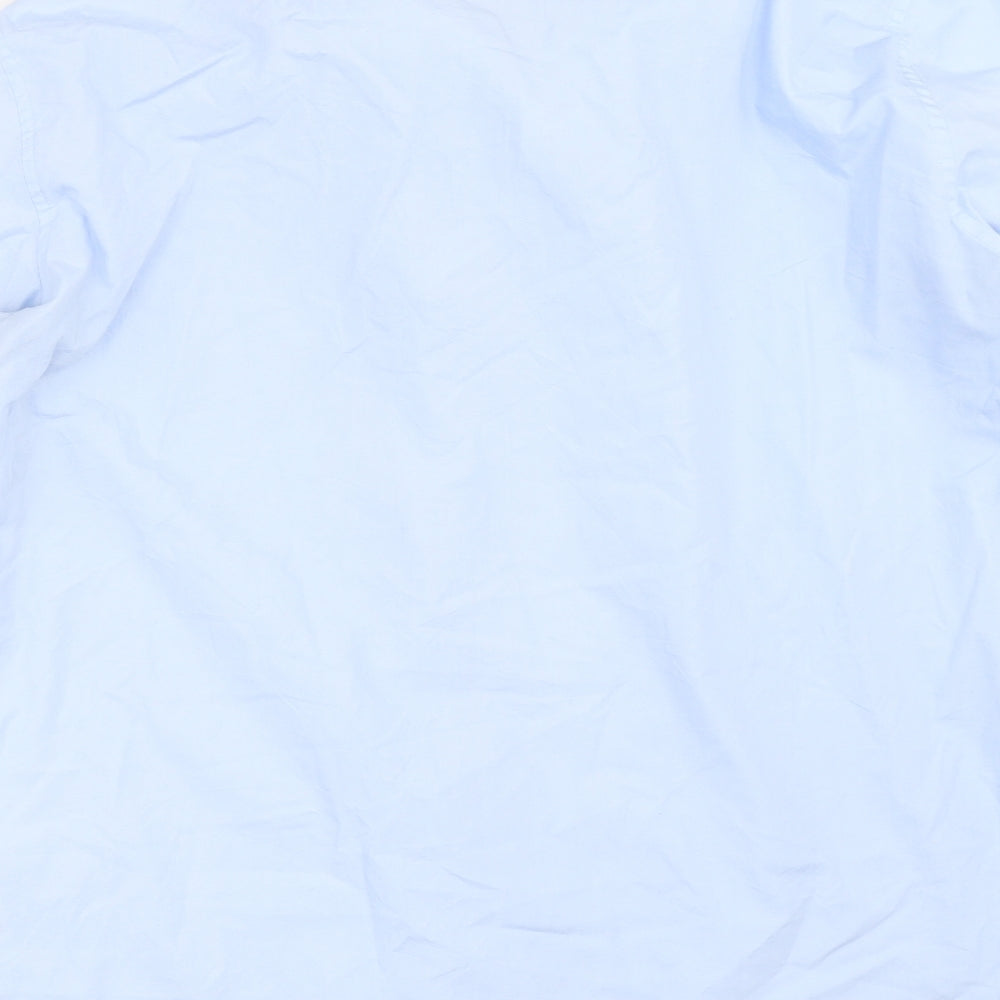 Marks and Spencer Mens Blue    Dress Shirt Size 17