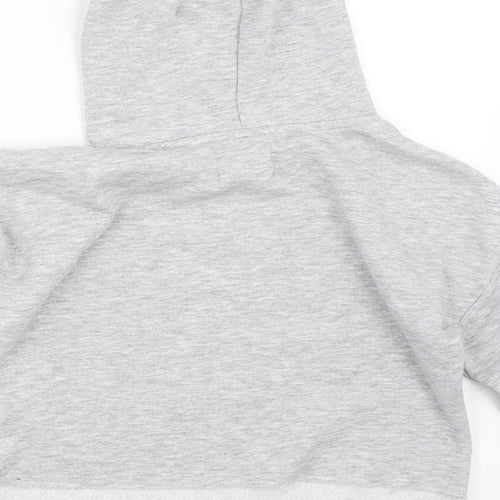 Matalan Girls Grey   Pullover Hoodie Size 9 Years