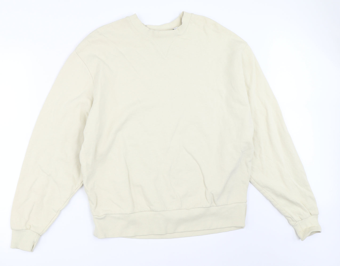 COLLUSION Womens Beige   Pullover Sweatshirt Size M