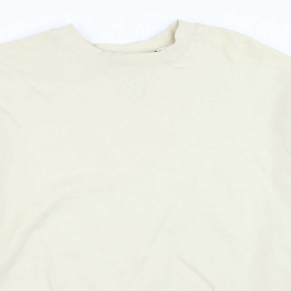 COLLUSION Womens Beige   Pullover Sweatshirt Size M
