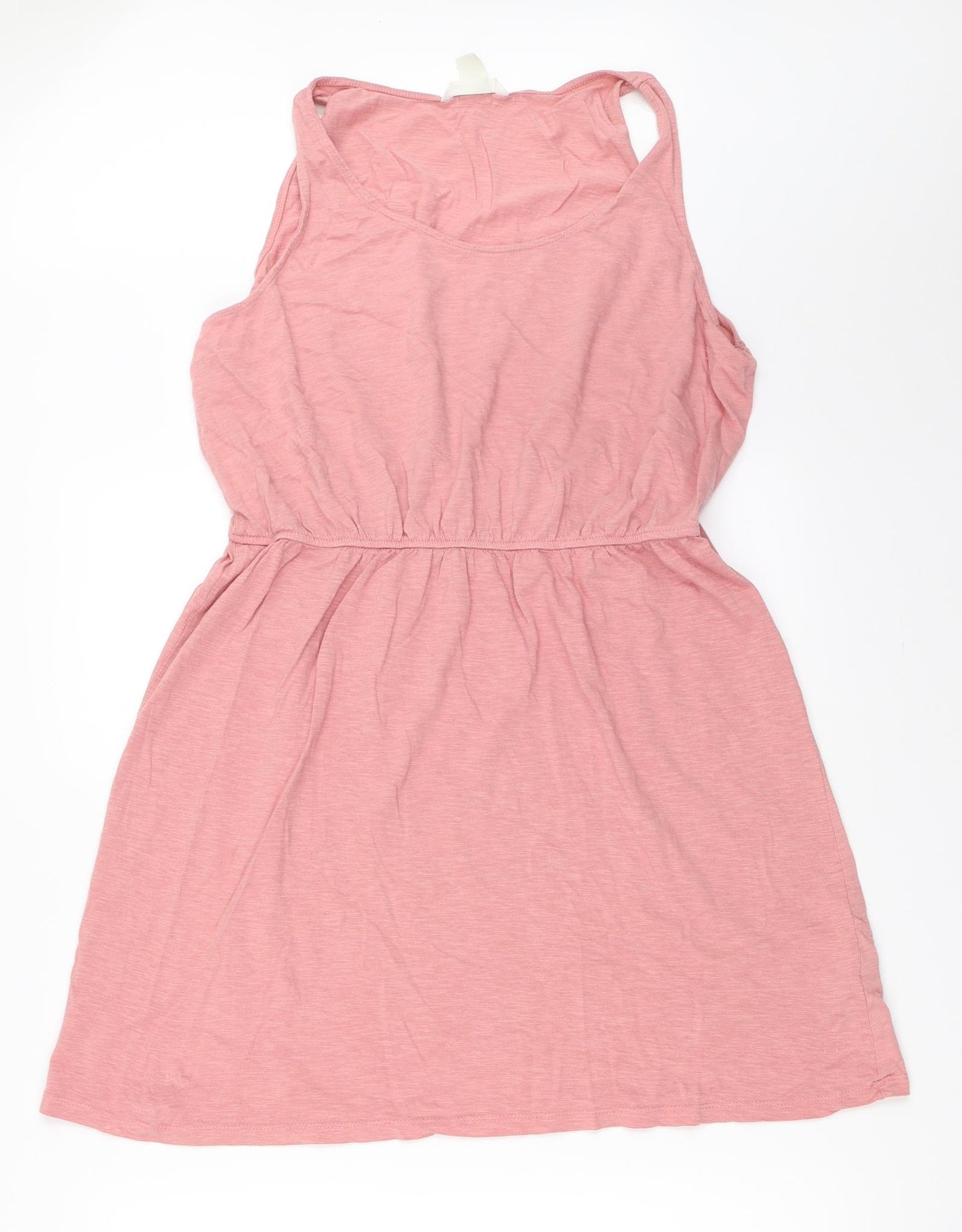 H&M Womens Pink   Skater Dress  Size L