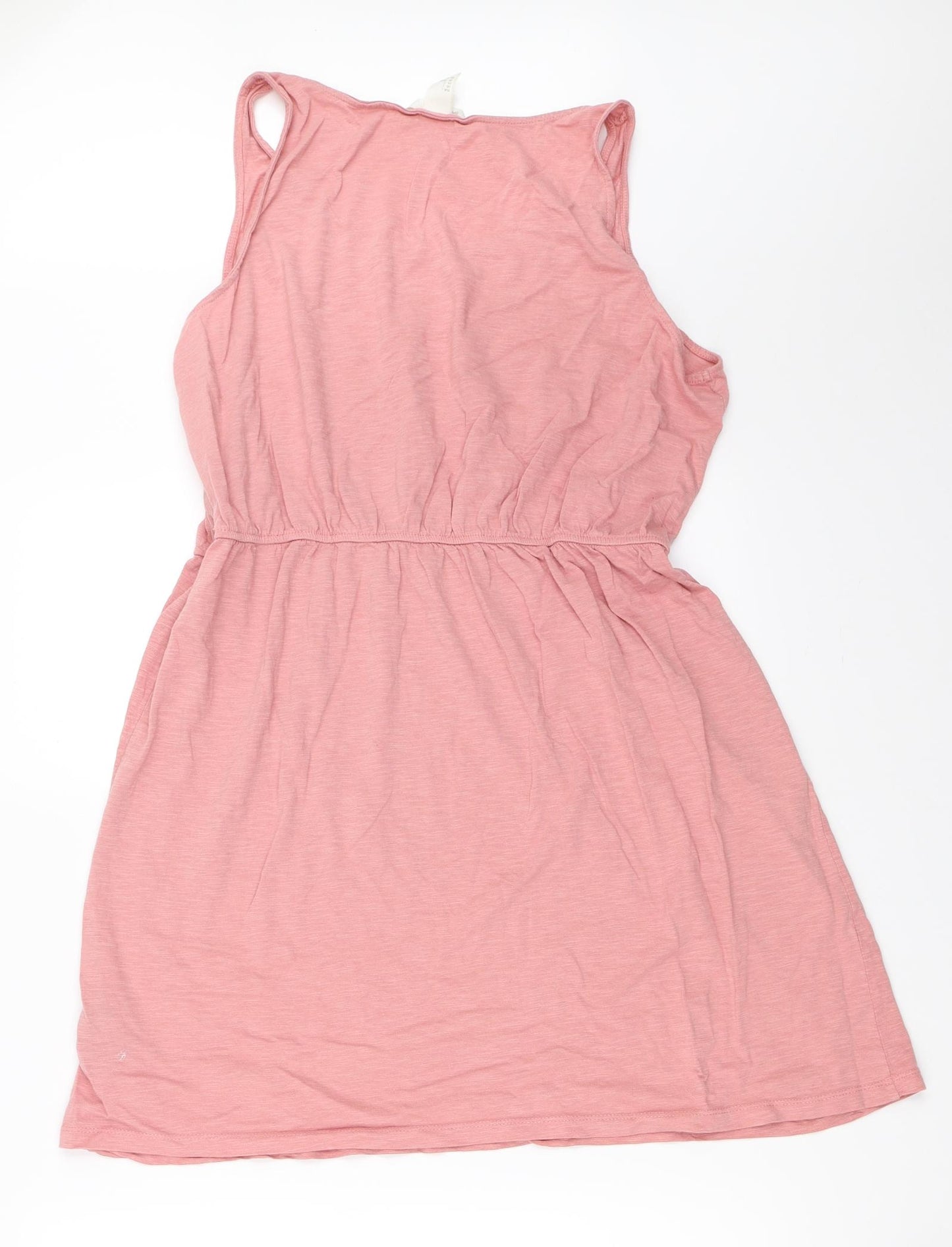 H&M Womens Pink   Skater Dress  Size L