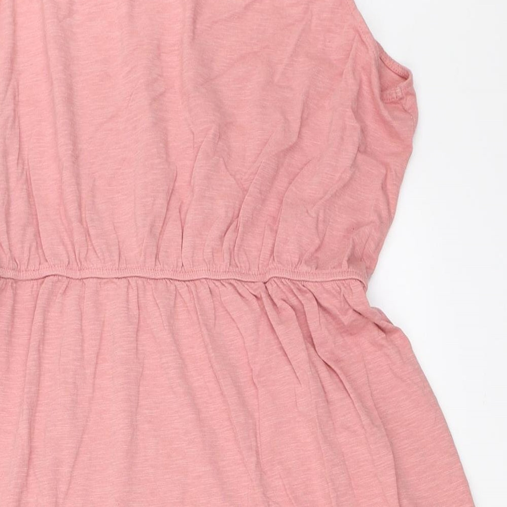 H&M Womens Pink   Skater Dress  Size L