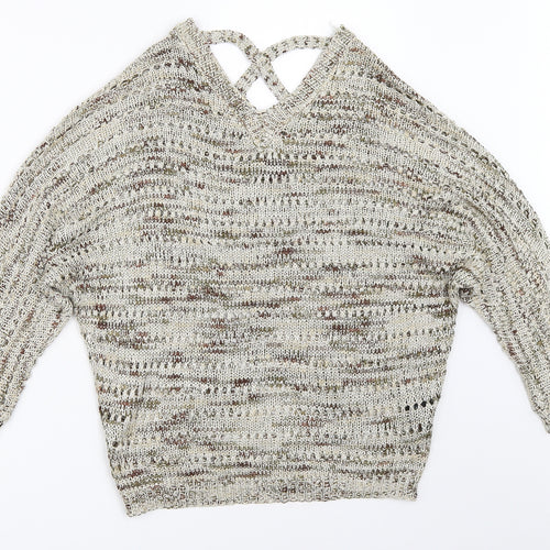 Millenium Womens Beige   Pullover Jumper One Size