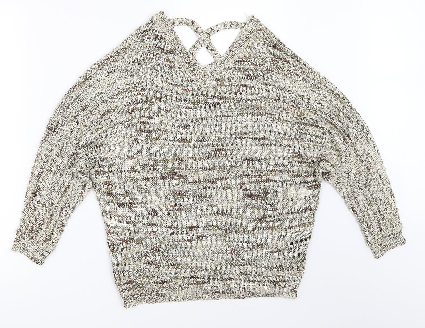 Millenium Womens Beige   Pullover Jumper One Size