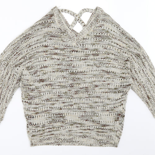 Millenium Womens Beige   Pullover Jumper One Size