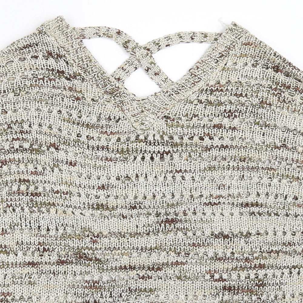 Millenium Womens Beige   Pullover Jumper One Size
