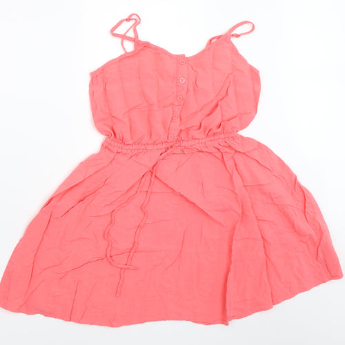 H&M Womens Pink   Fit & Flare  Size 36