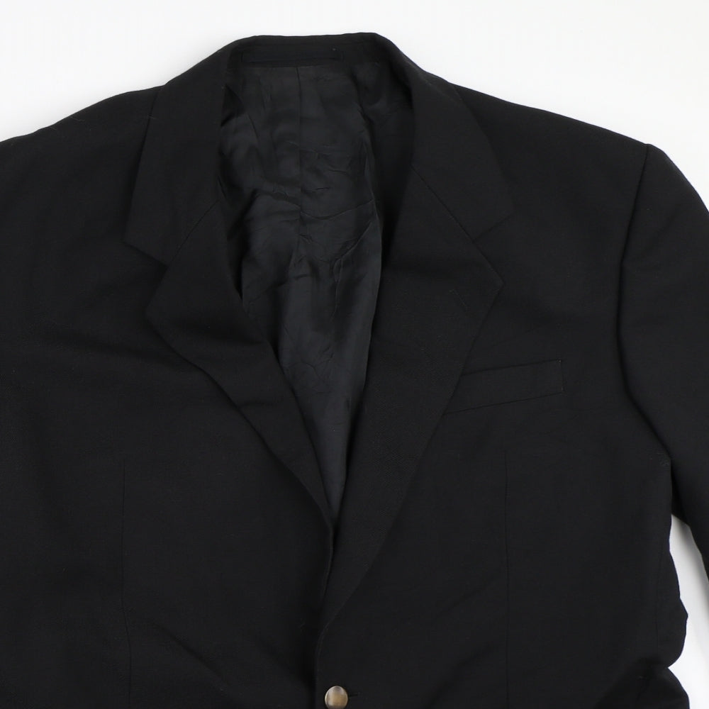 Varteks Mens Black   Jacket Blazer Size 44